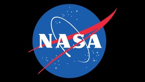 A logo of Nasa